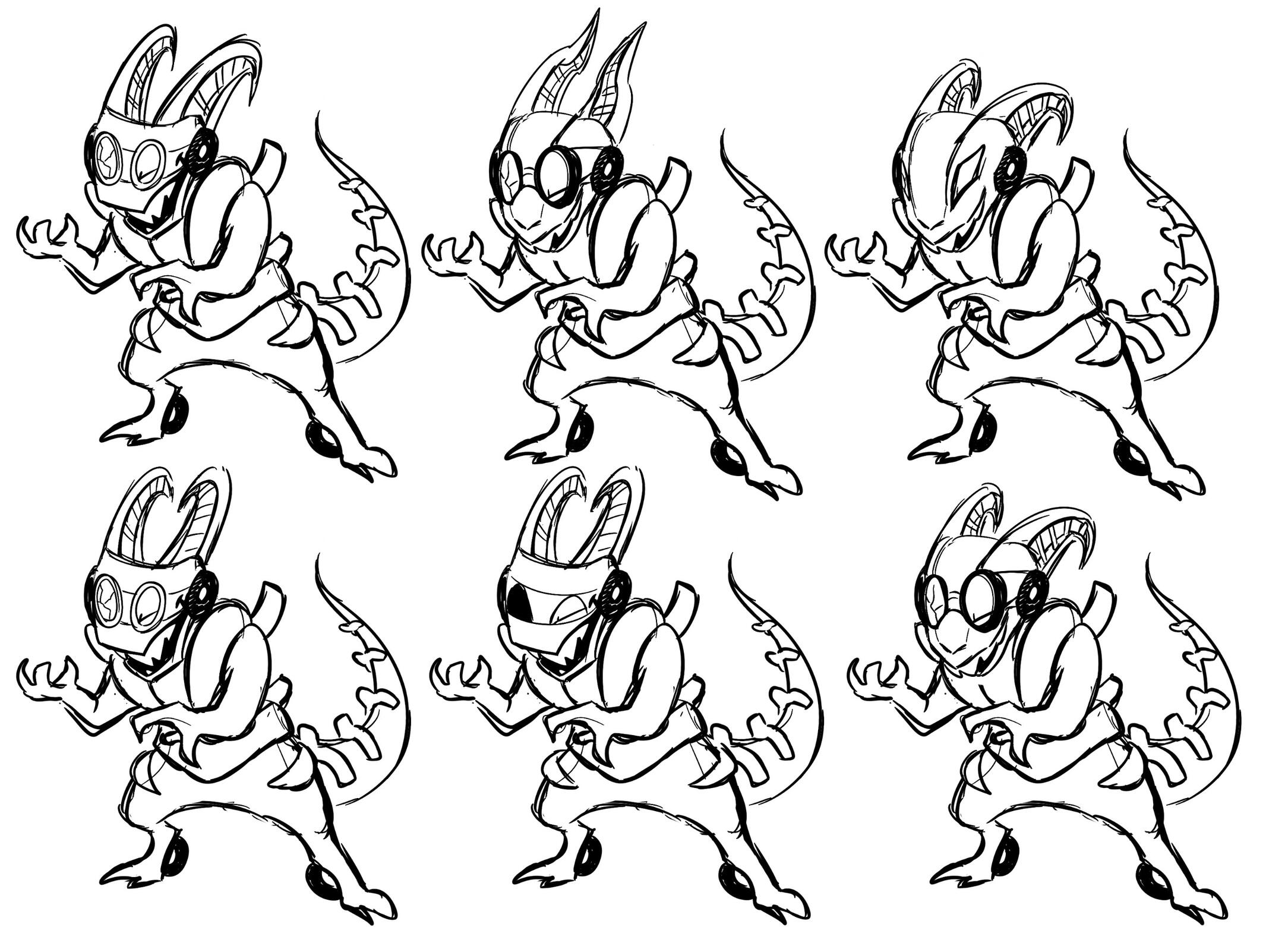 Spree Blitz Design Sketches