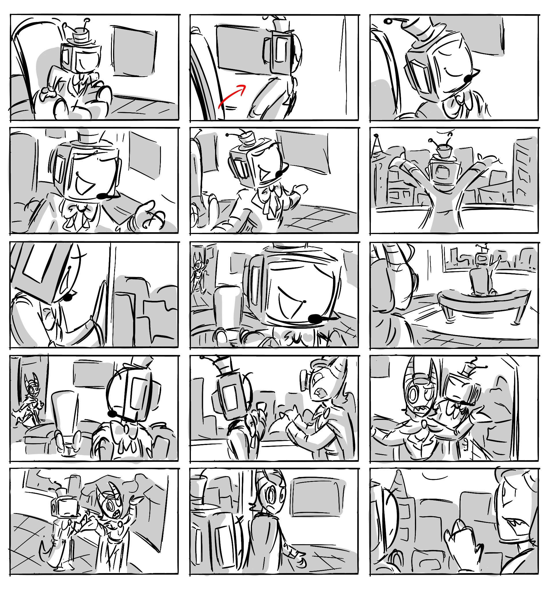 "Biggering" Storyboard 2
