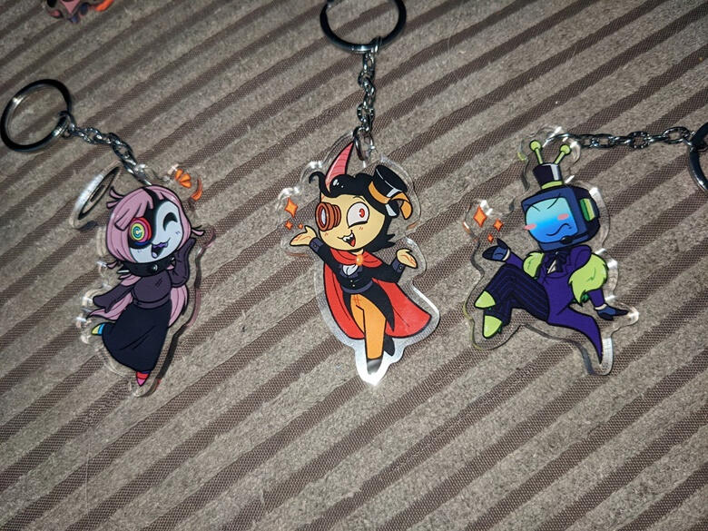 Metropolis Trio Keychains